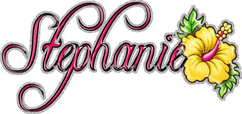 Flower Writing Fonts Name Art Stephanie Neon Signs Airbrush