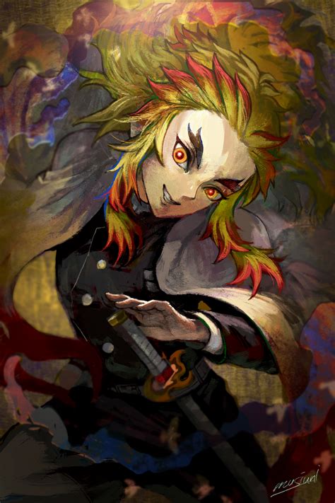 Maybe you would like to learn more about one of these? Kyojuro Art - ID: 128047 - Art Abyss