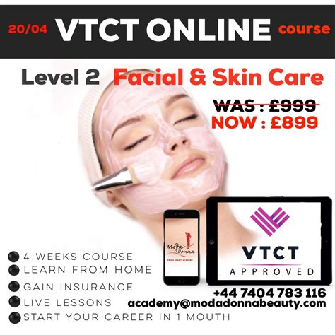 Online Vtct Level 2 Facial And Skin Care