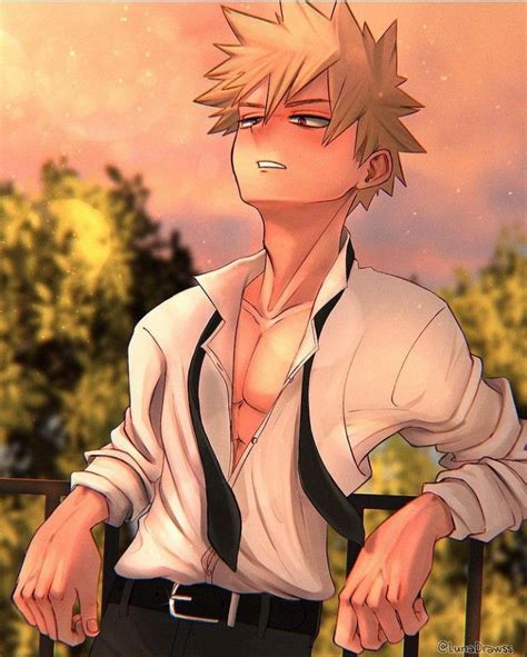 Bakugou Katsuki In 2021 Cute Anime Character Anime Guys Hottest