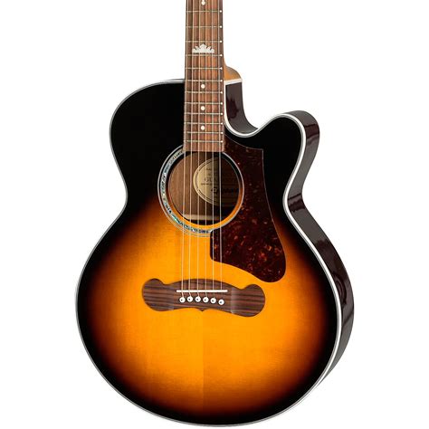 Epiphone J 200 Ec Studio Parlor Acoustic Electric Guitar Vintage