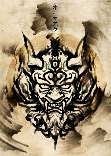 Oni Artwork 2 Poster By Mcashe Art Displate