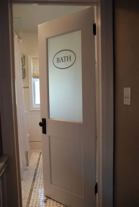 These doors are moisture resistant which will not get affected by the moisture in the bathroom. Vintage Modern Bathroom | Glass bathroom door, Vintage ...