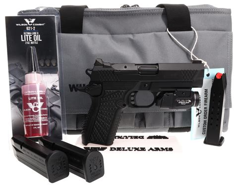 Deluxe Arms Wilson Combat 1911 Custom Sfx9 Black Edition With Tlr 7a