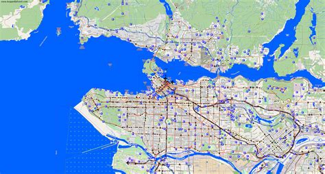 City Maps Vancouver