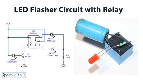 Simple 12v Led Flasher Circuit Diagram Wiring Digital And Schematic