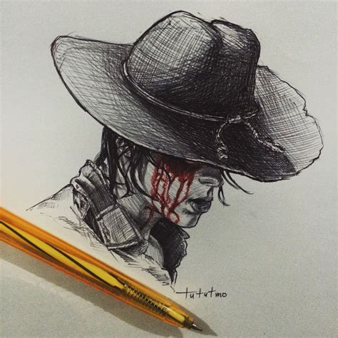 This Is So Good Credit To The Artist Walking Dead Drawings Walking