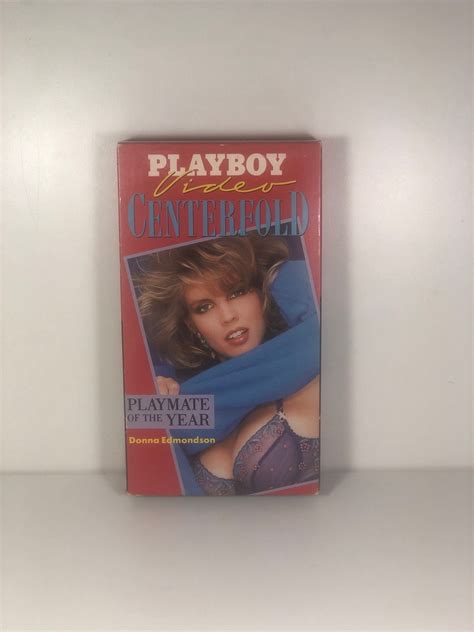Playboy Donna Edmondson Playmate Of The Year Vhs Video Etsy