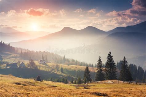 Magical Mountains Landscape Stock Image Image Of Mountain Autumn