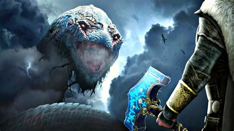 God Of War 4 Freya Tells Story Of Thor Vs World Serpent God Of War