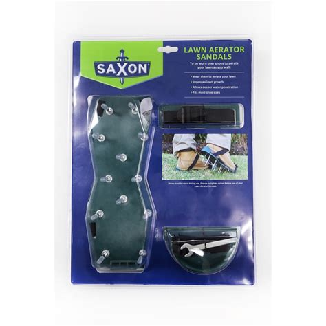 The dingo lawn aerator is a fairly basic roller with spikes to aerate the ground. Saxon Lawn Aerator Sandals | Bunnings Warehouse