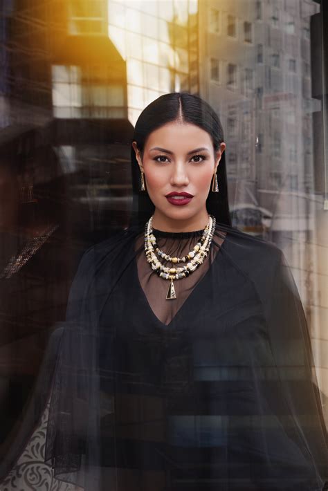 Ashley Callingbull Looks Incredible In This Jewellery Campaign