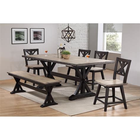 6 Piece Dining Room Set With Bench Home Design Ideas