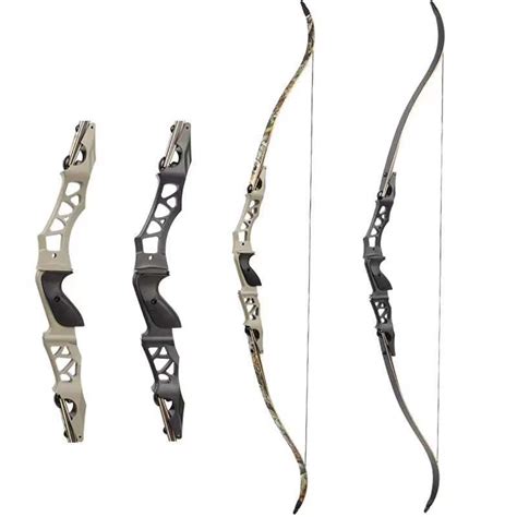 64 Inches 30 60lbs With Aluminum Alloy Riser 190fps Ilf Hunting Recurve