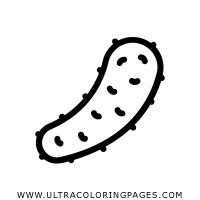Pickle Coloring Page - Ultra Coloring Pages