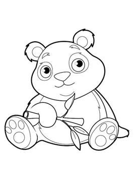 Kidsnfun 30 Kleurplaten van Panda