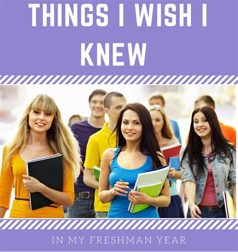 Things I Wish I Knew In The First Year Of College Urgent Homework Blog