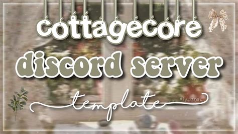 Aesthetic Cottagecore FREE Discord Server Template Ely YouTube