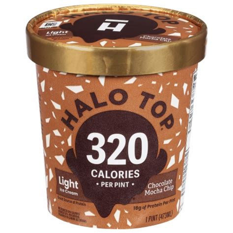 Halo Top Chocolate Mocha Chip Light Ice Cream Pint Oz King Soopers