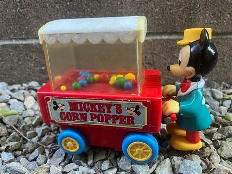 Vintage Mickey Mouse Popcorn Popper Toy Etsy