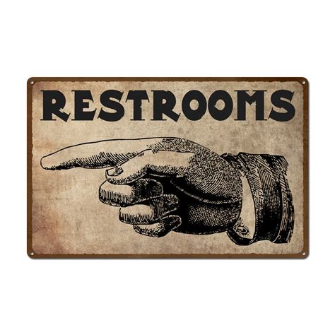 Rustic Restroom Signs Stylish Restroom Signs Ada Braille Wood