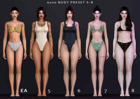 23 Realistic Body Presets For Sims 4 2023 We Want Mods 2023