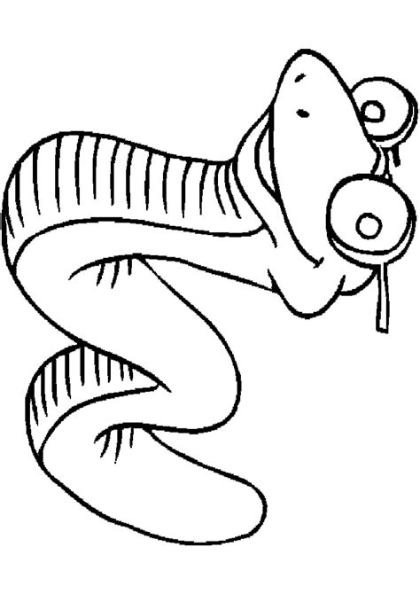 Find more coloring pages online for kids and adults of cute cartoon snake coloring pages to print. Cute Snake Coloring Page | Clipart Panda - Free Clipart Images