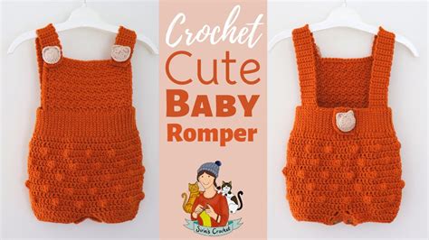 Crochet Cute And Easy Baby Romper Youtube