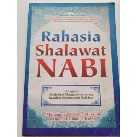 Jual Buku Second Rahasia Sholawat Nabi Shopee Indonesia