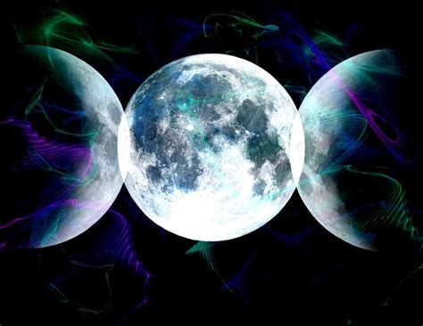 Triple Moon Goddess Wiccan Magick Luna Moon Different Kinds Of Art