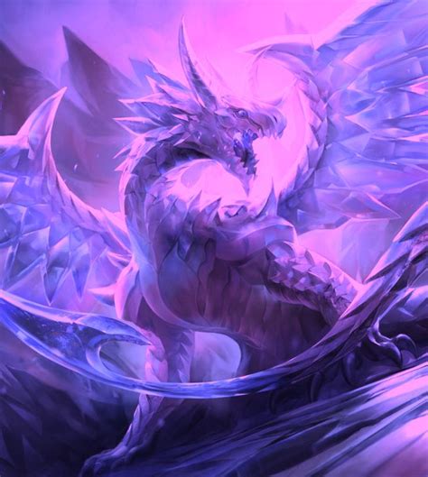 Crystal Dragon God From The Immortal Ambulatory Холст Дракон