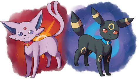 Espeon And Umbreon By Quarbie On Deviantart