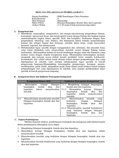 Merancang model matematika yang berkaitan dengan bentuk pangkat, pangkat, akar dan dan logaritma menyelesaikan modelnya dan menafsirkan hasil yang diperoleh. Contoh Soal Operasi Bilangan Berpangkat Bentuk Akar Dan ...