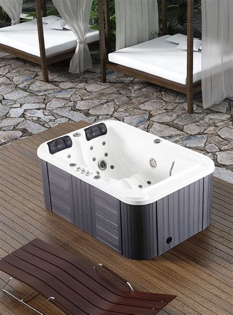 2 Person Hydrotherapy Bathtub Hot Bath Tub Whirlpool Jacuzzi Type Spa W Hard Top Cover 085b