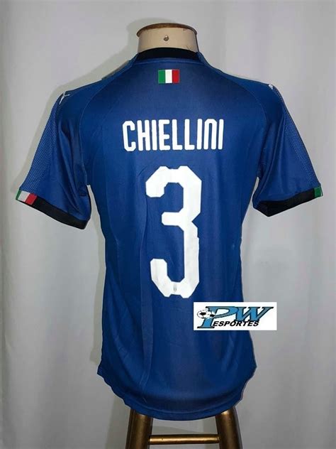 Camisa masculina futebol seleção itália puma 2010/12 buffon. Camisa Da Seleção Da Italia Puma 2018 #3 Chielini - R$ 199 ...