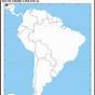 Blank Map Of South America Printable