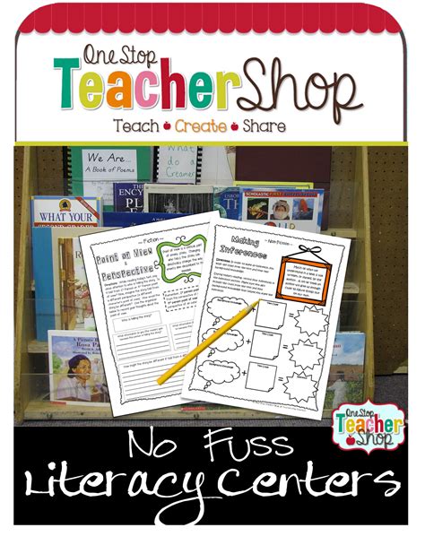All About No Fuss Literacy Center Ideas For Fiction And Non Fiction