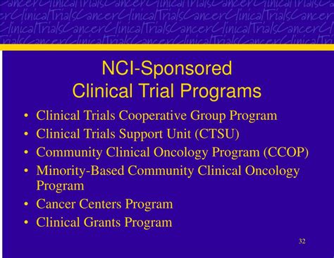 Ppt Cancer Clinical Trials Powerpoint Presentation Free Download