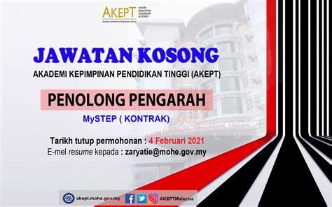 2.1 apakah sebab saya tidak dipanggil temuduga? Iklan Jawatan Akademi Kepimpinan Pendidikan Tinggi (AKEPT ...