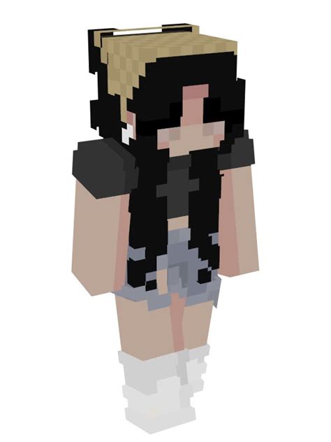 Minecraft Aesthetic Skins Layout For Girls