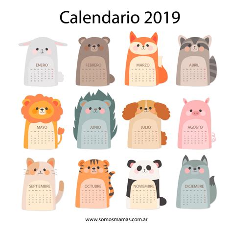 Gratis Calendarios 2019 Para Imprimir Y Organizar Tu Vida Descarga Pdf