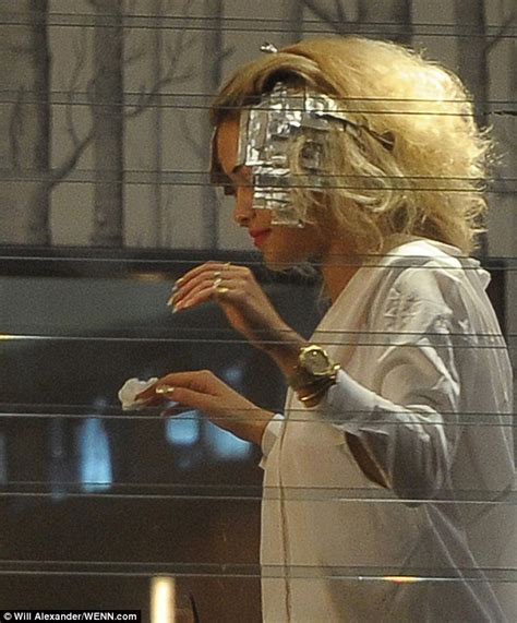 Rita Ora Spends Four Hours With Foils In Her Hair Getting Blonde