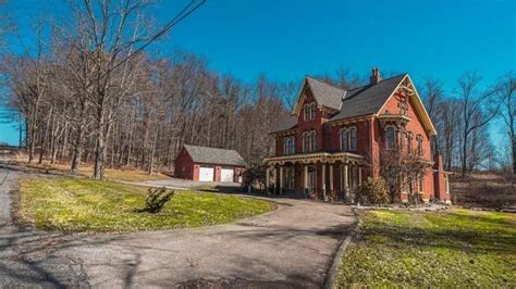 C1856 Brick Victorian Farm House For Sale Wgarage And Stream On 5