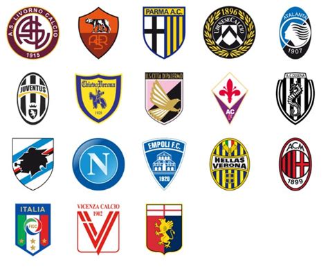 All images and logos are crafted with great. Italian Football Clubs | free icon packs | UI Download