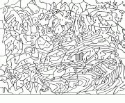 Color By Number For Adults Coloring Pages Printable