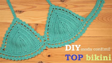 C Mo Tejer Top Bikini A Crochet Paso A Paso Youtube