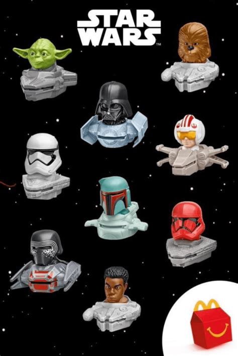 Mcdonalds Star Wars Happy Meal Character Themed Disc Shooter Ships