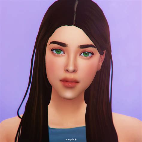 Eyelash Maxis Match V1 By Mmsims The Sims 4 Download Cloud Hot Girl