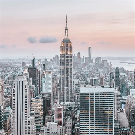 Download the perfect aesthetic pictures. New york travel inspo pastel pink aesthetic empire state ...