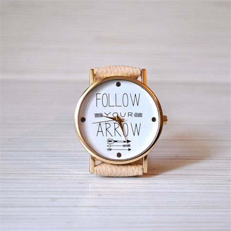 Follow your arrow watch. Quotes watch. Unique watch ... These inspirational gift ideas can mean the world to someone who's having a hard time.